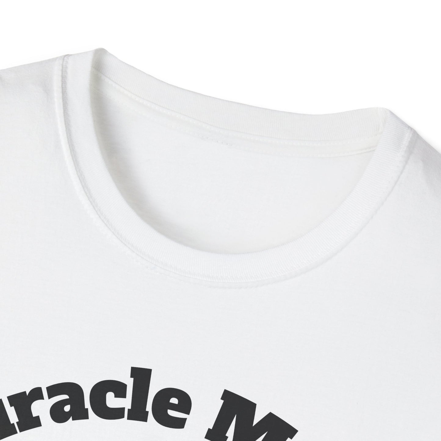White Miracle Myles Unisex T-Shirt w/scripture
