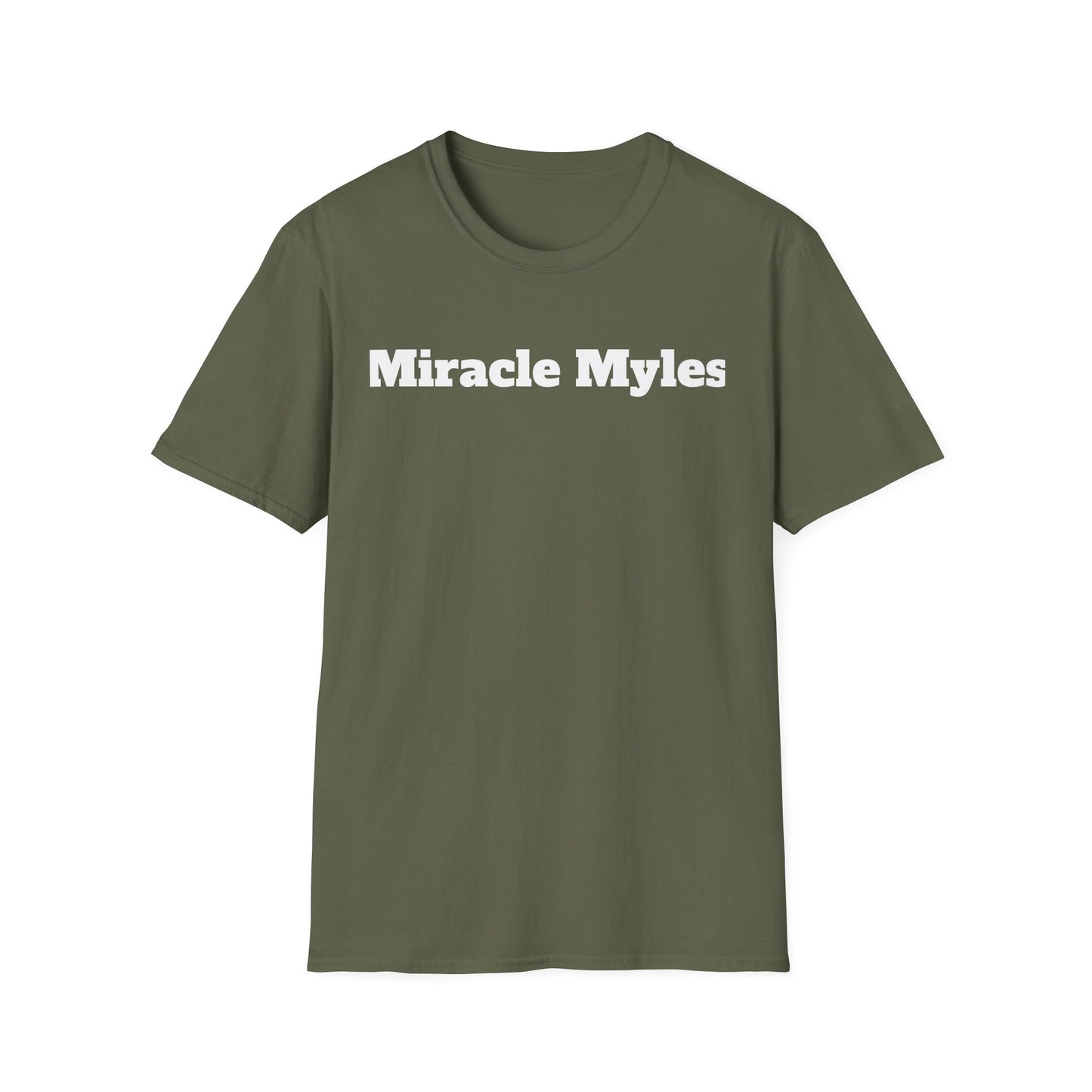 Miracle Myles unisex T-Shirt- no scripture