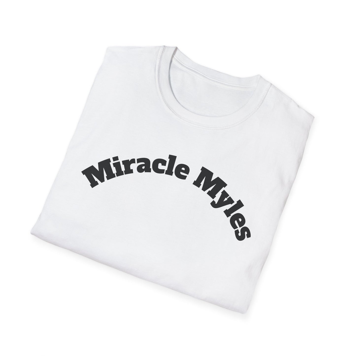 White Miracle Myles Unisex T-Shirt w/scripture