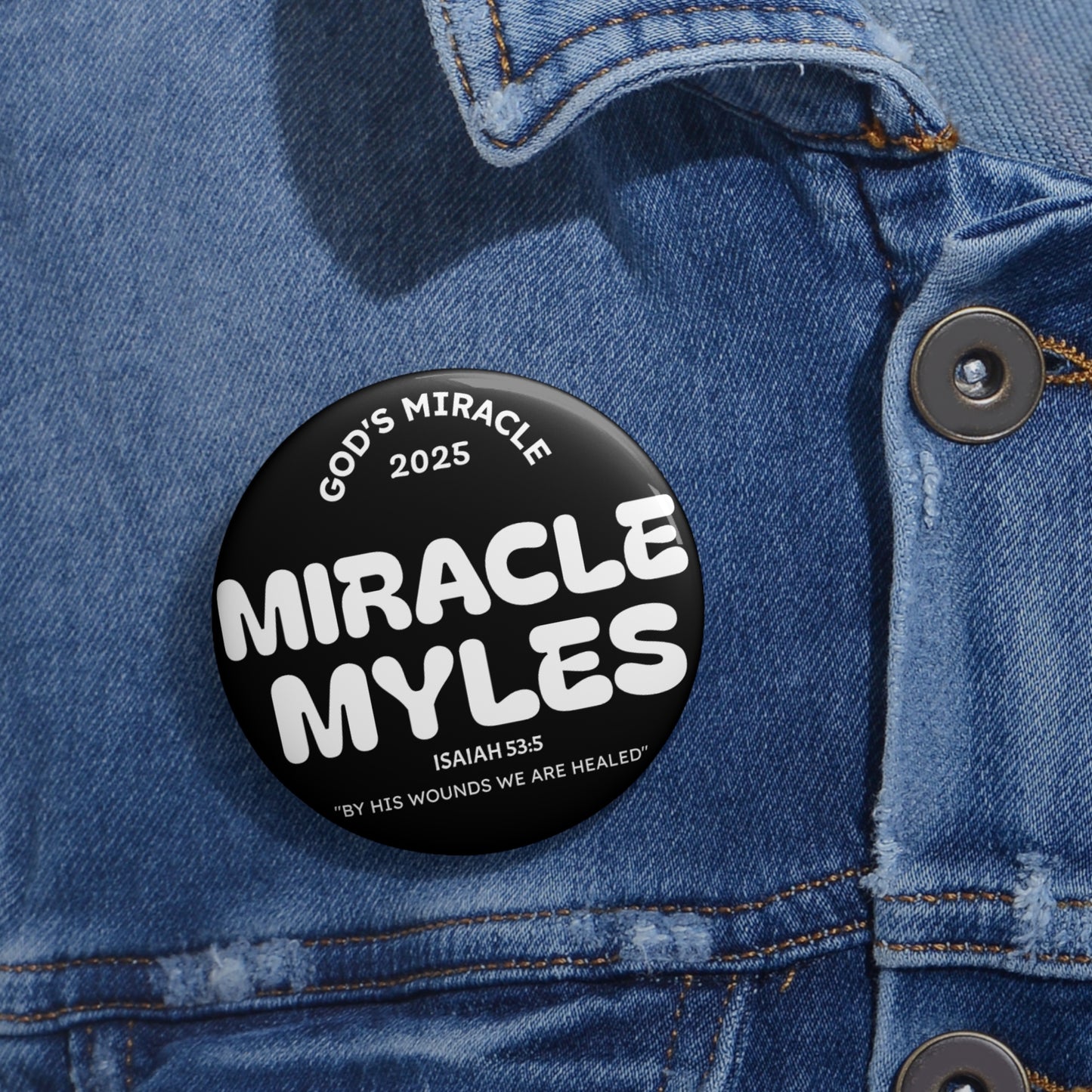 Copy of Miracle Myles Prayer Pin Buttons