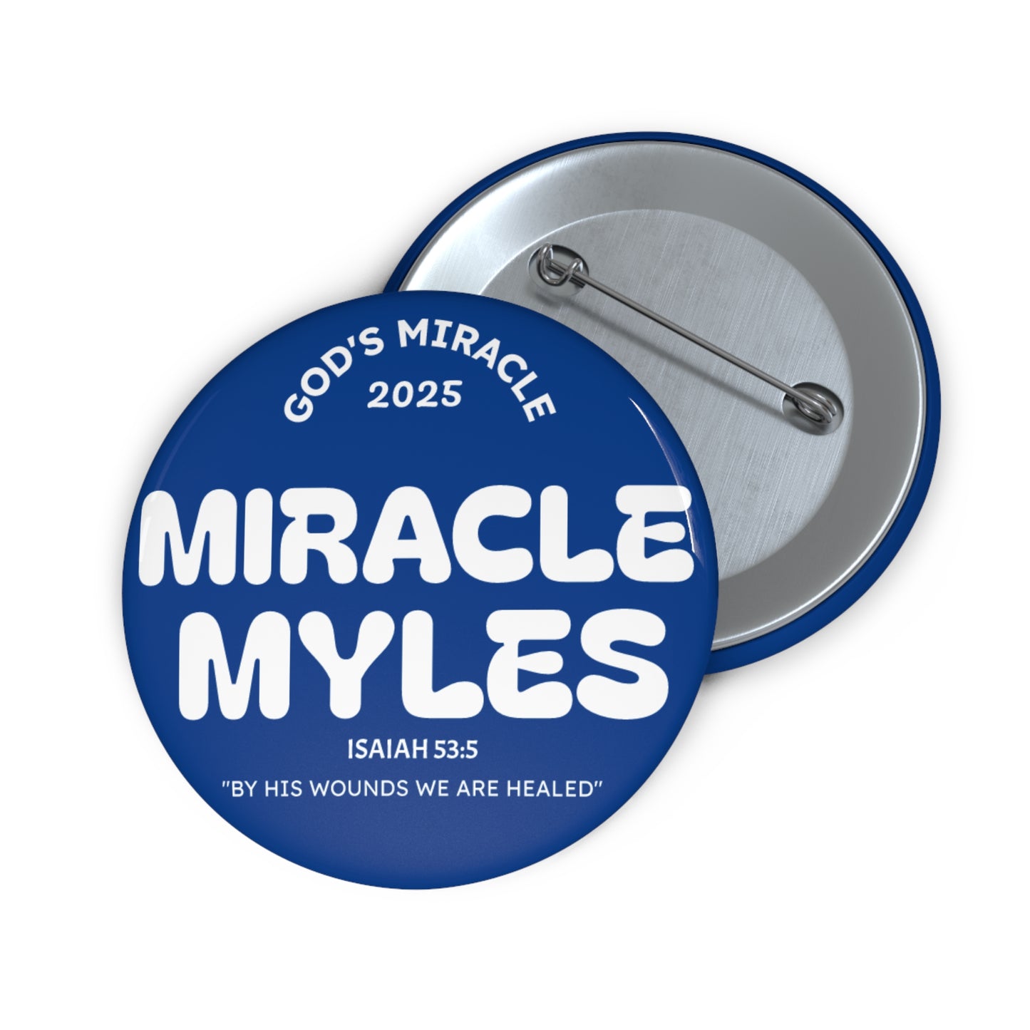 Miracle Myles Prayer Pin Buttons