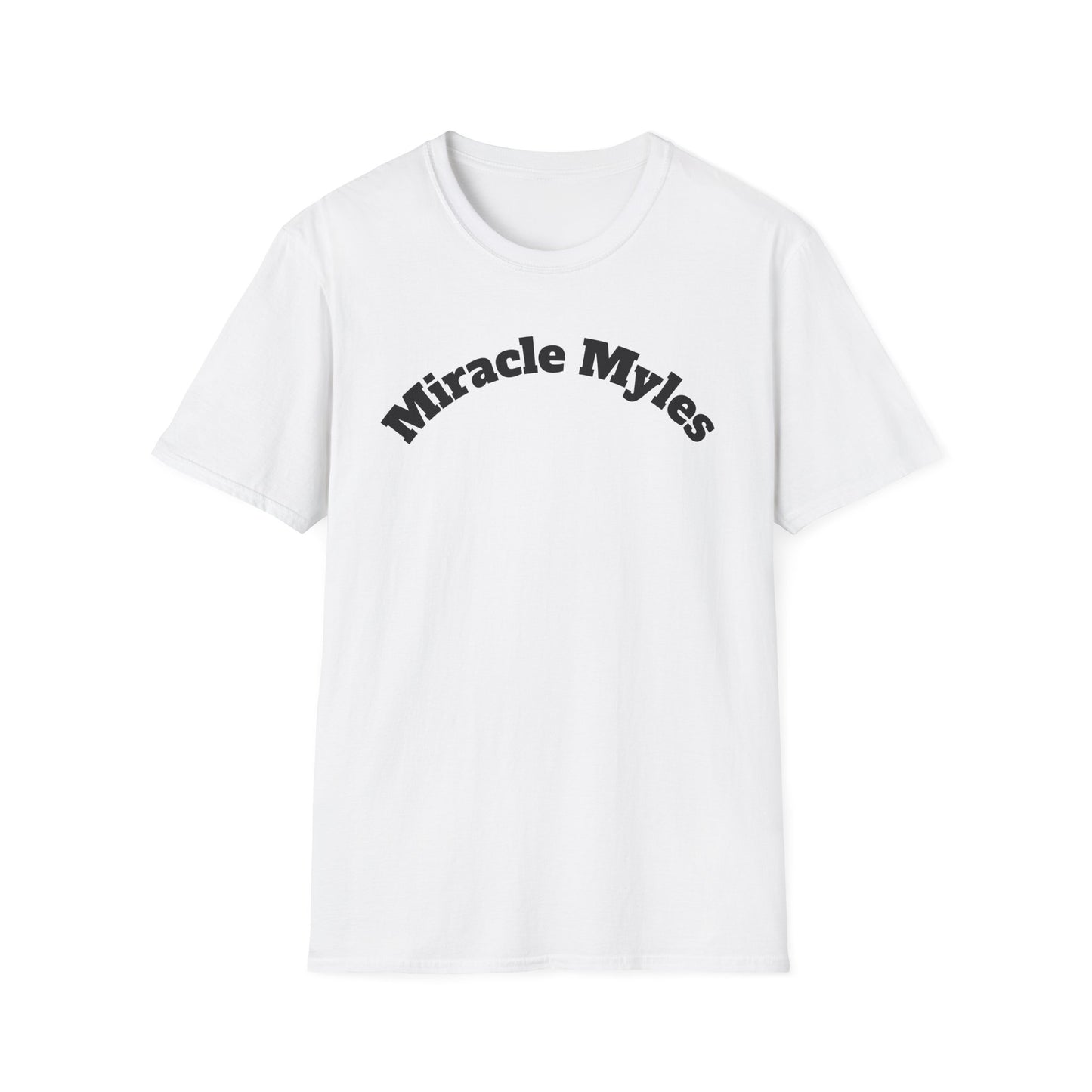 White Miracle Myles unisex T-Shirt- no scripture