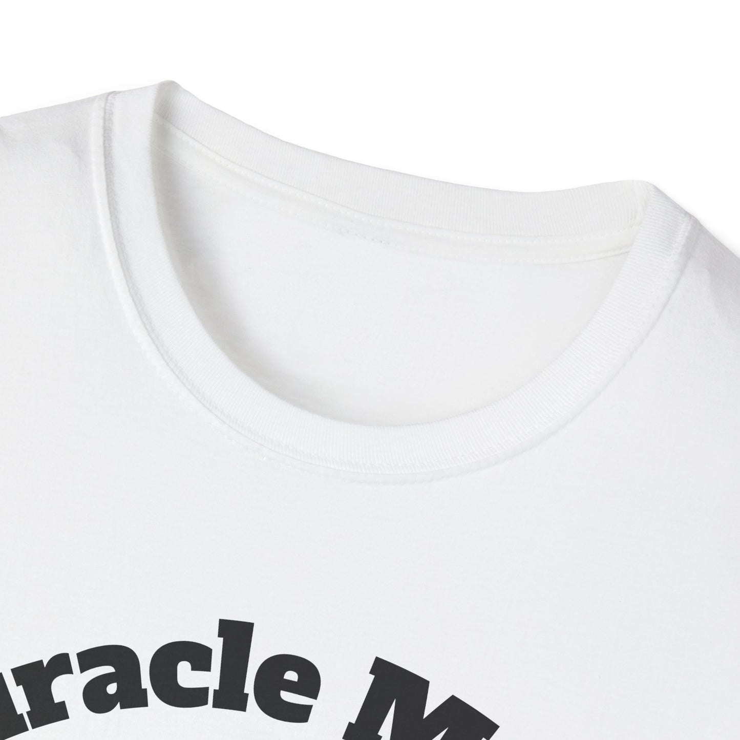 White Miracle Myles unisex T-Shirt- no scripture