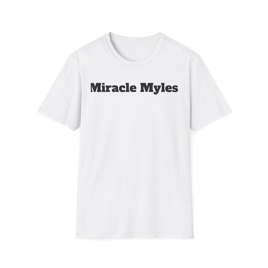White Miracle Myles Unisex T-Shirt w/scripture