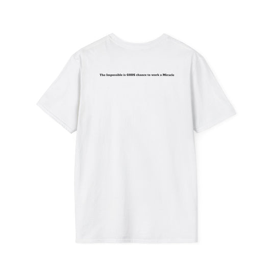 White Miracle Myles unisex T-Shirt- no scripture