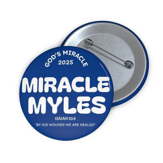 Miracle Myles Prayer Pin Buttons